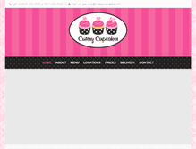 Tablet Screenshot of cutesycupcakes.com